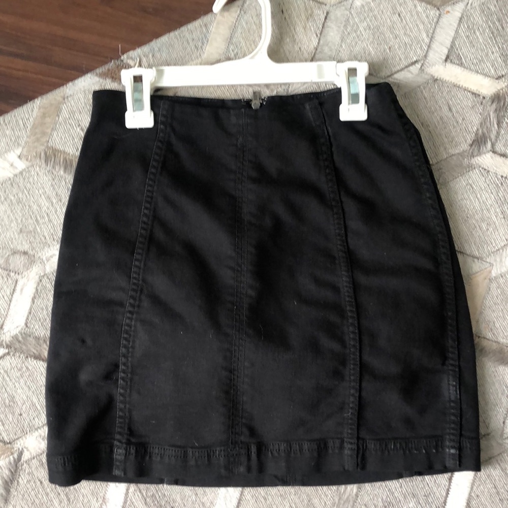 Free people denim skirt